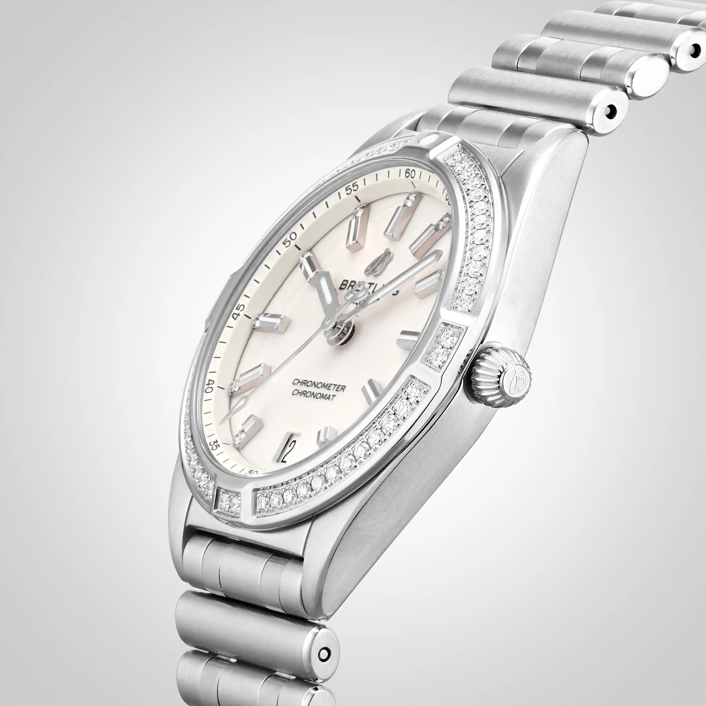Replica Breitling Chronomat 32 Stainless Steel (gem-set) A77310591A1A1 - Image 6