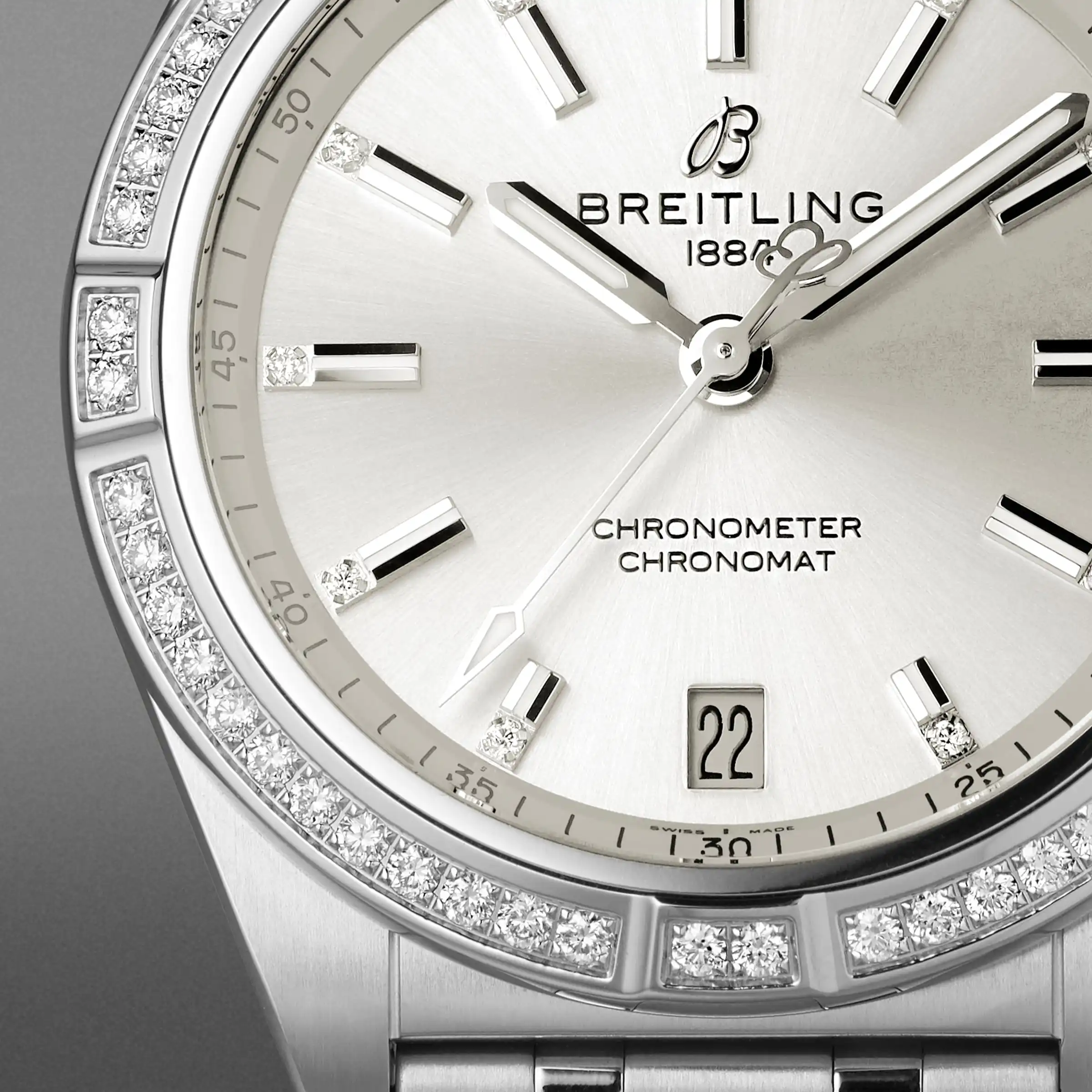 Replica Breitling Chronomat 32 Stainless Steel (gem-set) A77310591A1A1 - Image 7