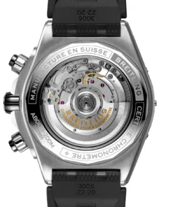 Alternative view of Replica Breitling Super Chronomat B01 44 Stainless Steel Rubber Strap AB0136251B1S1