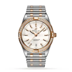 Replica Breitling Chronomat 32 Stainless Steel & 18k Red Gold (Gem-set) – Mother of Pearl U77310591A2U1