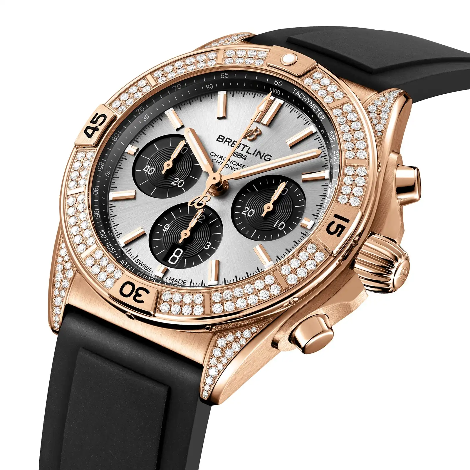 Replica Breitling Chronomat B01 42mm Mens Red Gold RB0134721G1S1 - Image 2