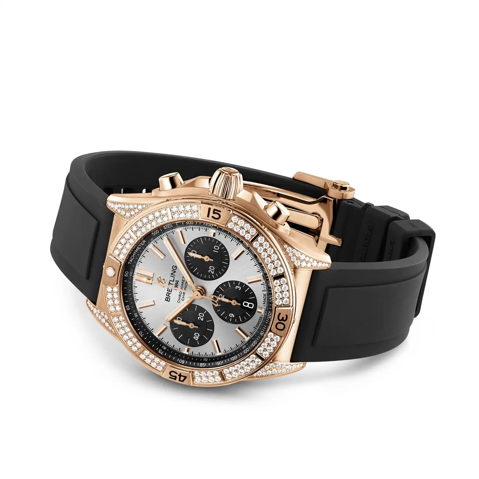 Replica Breitling Chronomat B01 42mm Mens Red Gold RB0134721G1S1 - Image 3