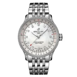 Replica Breitling Navitimer Automatic 35mm Ladies Mother Of Pearl A17395721G1A1