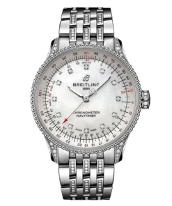 Replica Breitling Navitimer Automatic 35mm Ladies Mother Of Pearl A17395721G1A1