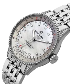 Alternative view of Replica Breitling Navitimer Automatic 35mm Ladies Mother Of Pearl A17395721G1A1