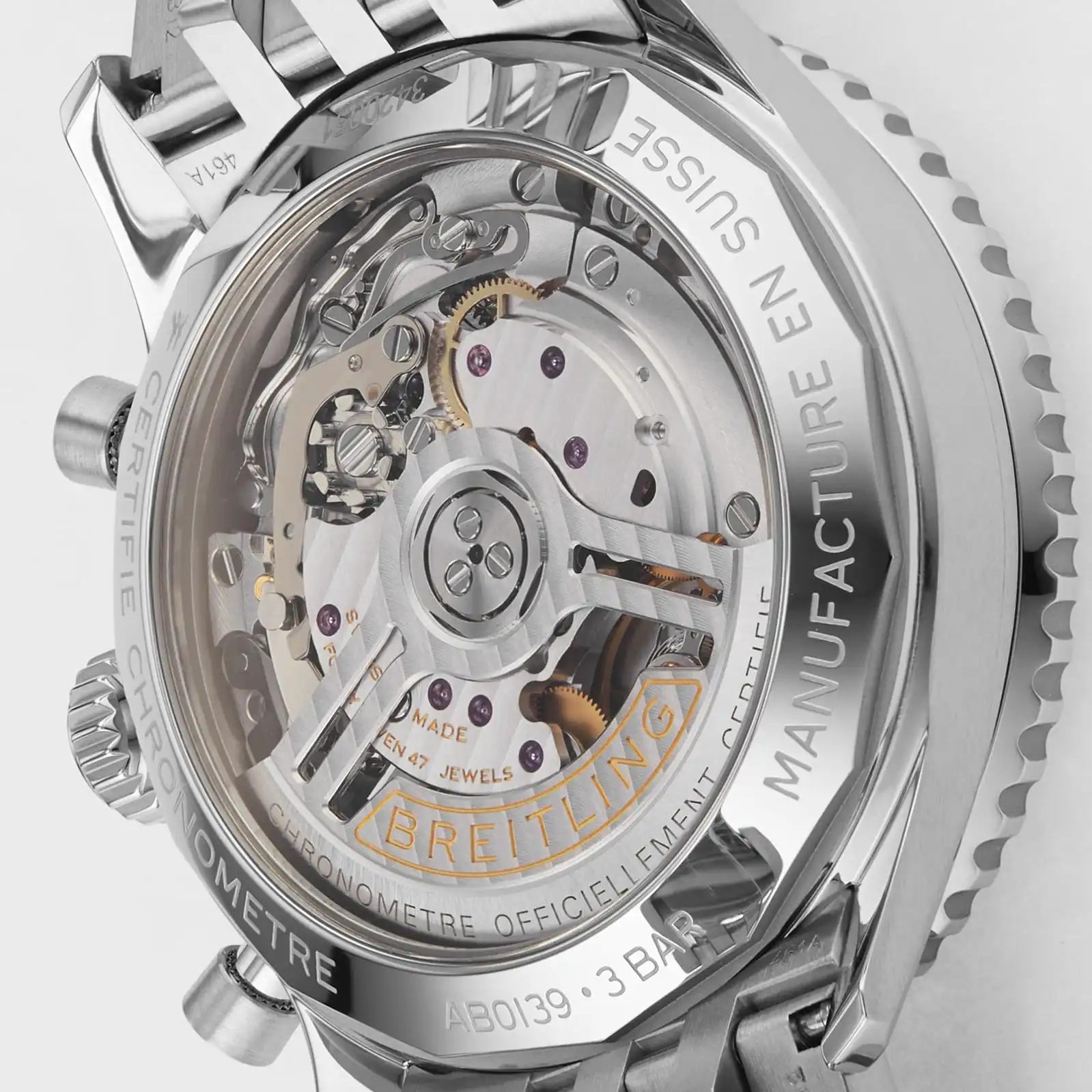 Replica Breitling Navitimer B01 Chronograph 41 Stainless Steel AB0139211G1A1 - Image 4