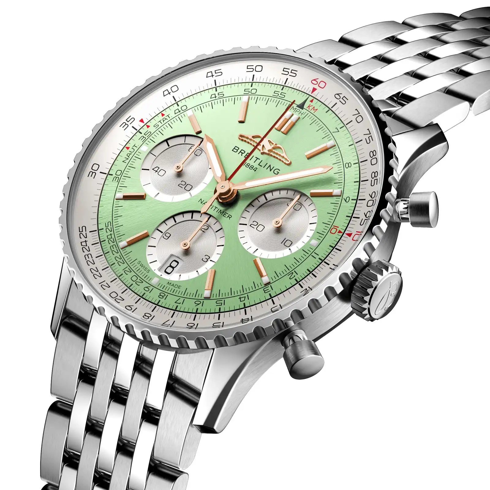 Replica Breitling Navitimer B01 Chronograph 41 Stainless Steel AB0139211L1A1 - Image 2