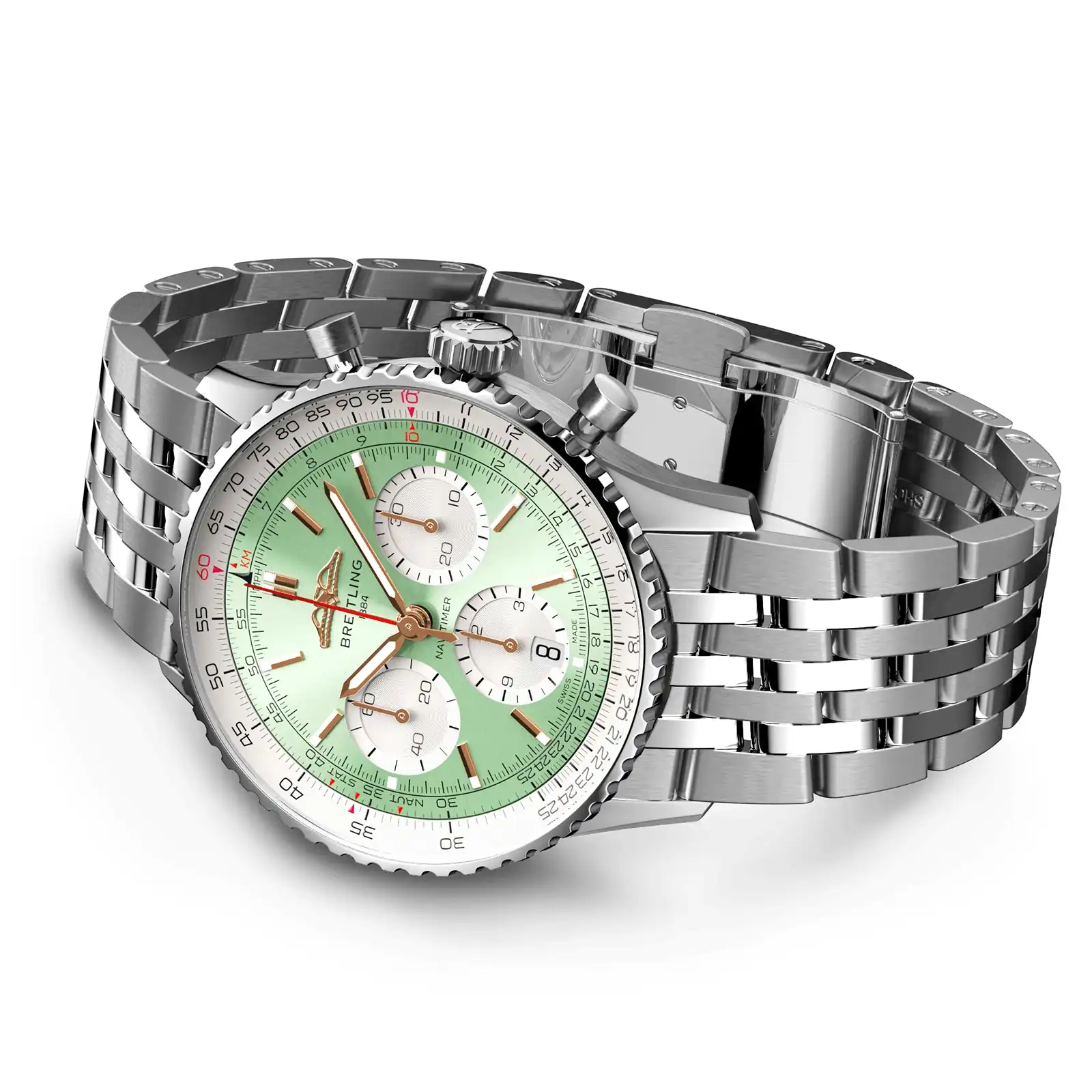 Replica Breitling Navitimer B01 Chronograph 41 Stainless Steel AB0139211L1A1 - Image 3