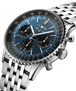 Alternative view of Replica Breitling Navitimer B01 Chronograph 41 Stainless Steel AB0139241C1A1
