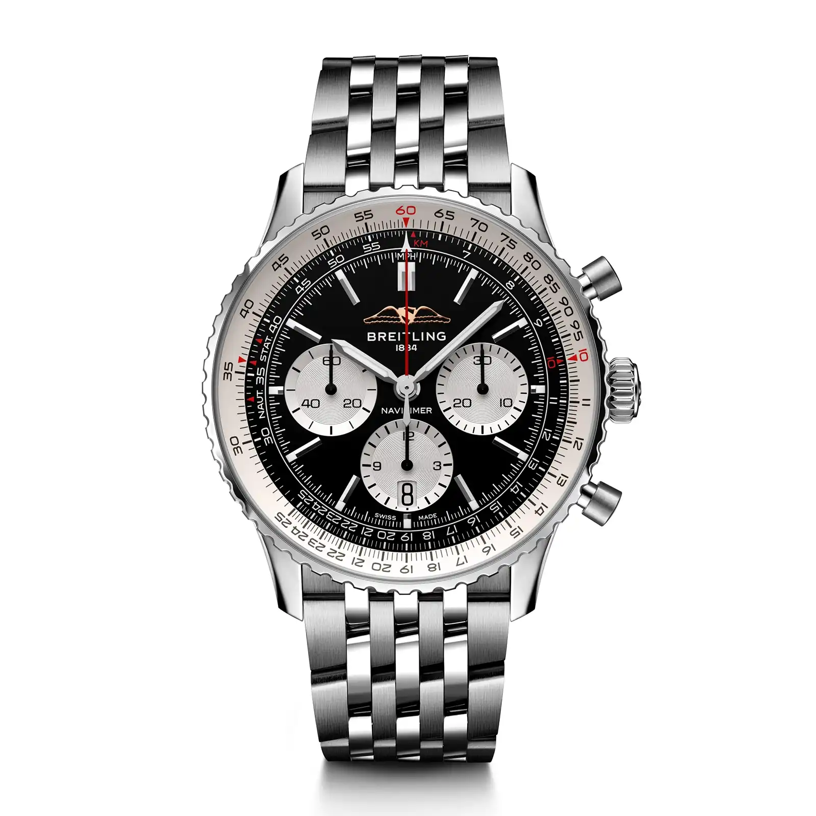 Replica Breitling Navitimer B01 Chronograph 43 Black AB0138211B1A1