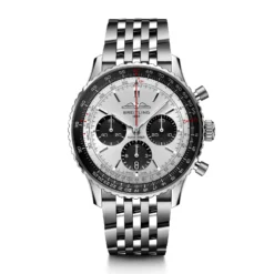 Replica Breitling Navitimer B01 Chronograph 43 Silver AB0138241G1A1