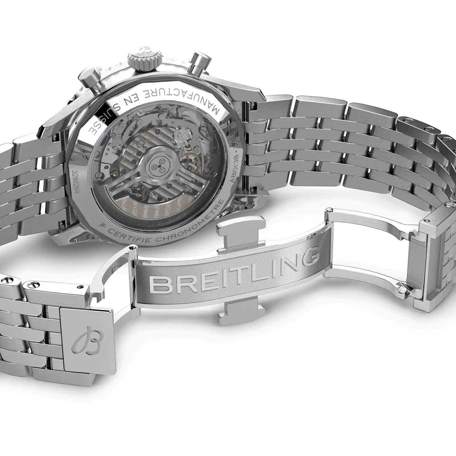 Replica Breitling Navitimer B01 Chronograph 43 Silver AB0138241G1A1 - Image 6