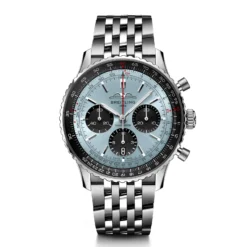 Replica Breitling Navitimer B01 Chronograph 43 Stainless Steel Ice Blue AB0138241C1A1