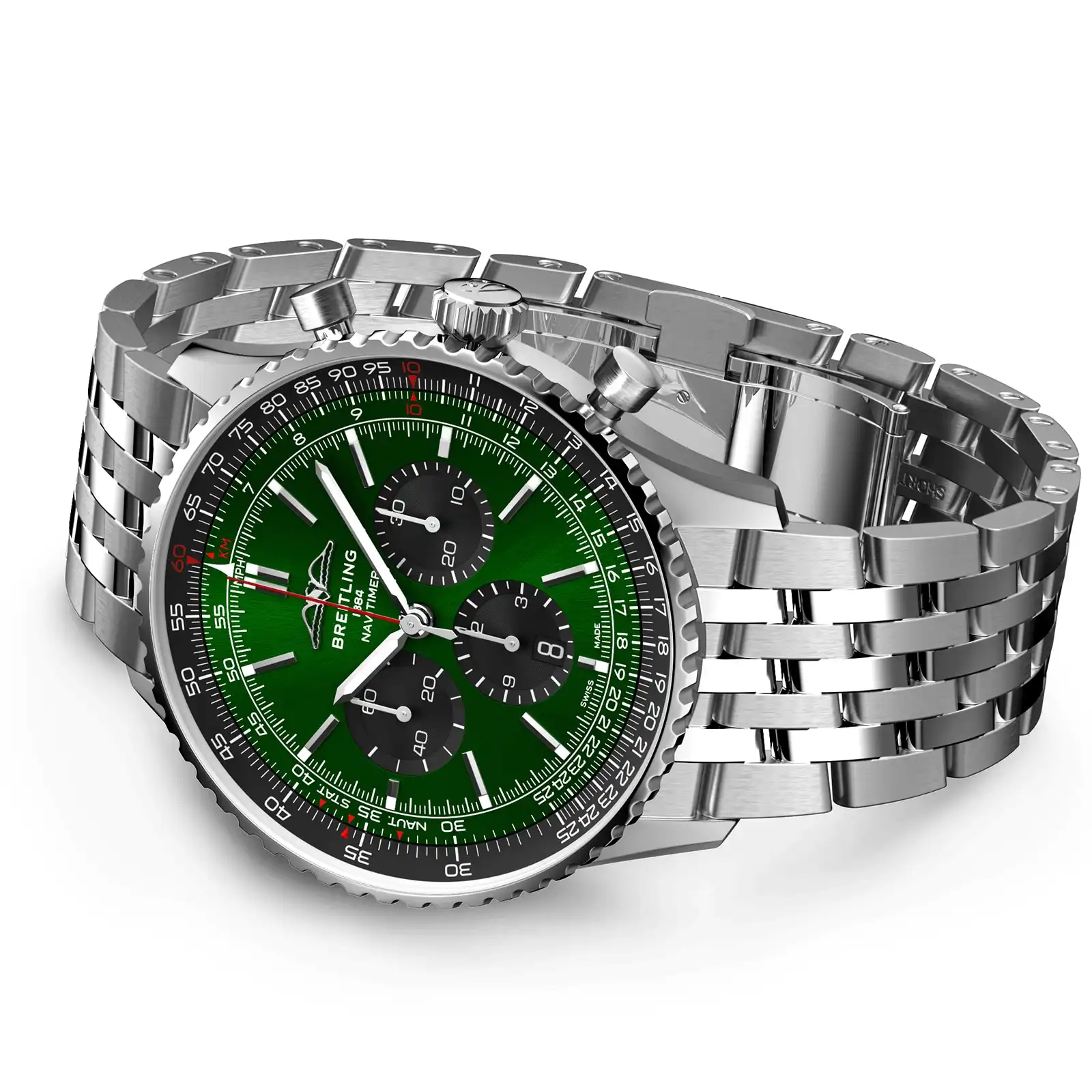 Replica Breitling Navitimer B01 Chronograph 46 Stainless Steel AB0137241L1A1 - Image 3