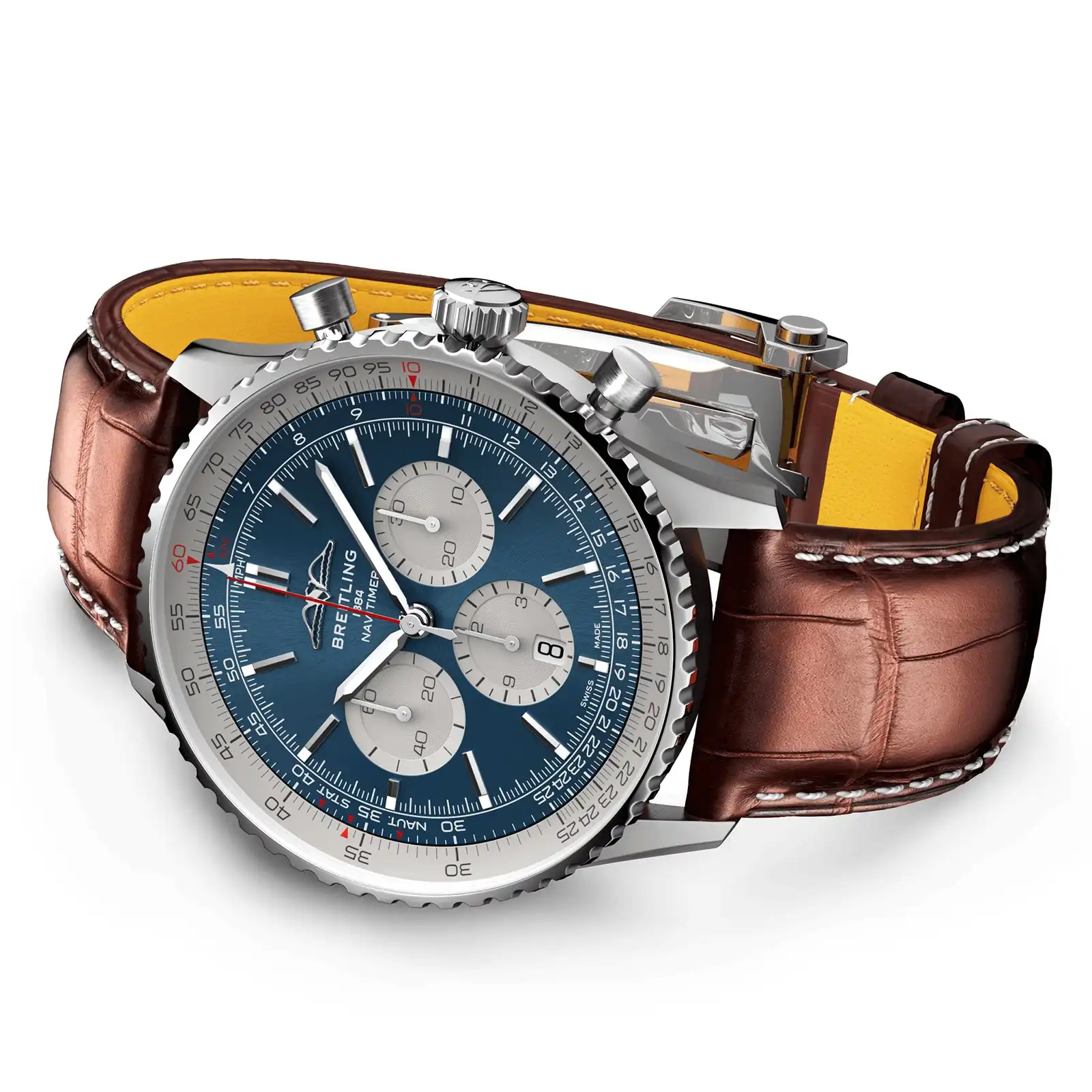 Replica Breitling Navitimer B01 Chronograph 46 Stainless Steel AB0137211C1P1 - Image 4