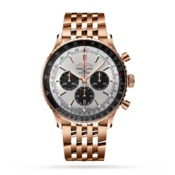 Replica Breitling Navitimer B01 Chronograph 46 18k Red Gold RB0137241G1R1