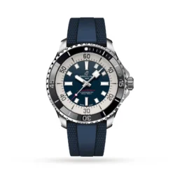 Replica Breitling Superocean Automatic 44 Stainless Steel Rubber Strap A17376211C1S1
