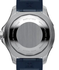 Alternative view of Replica Breitling Superocean Automatic 44 Stainless Steel Rubber Strap A17376211C1S1
