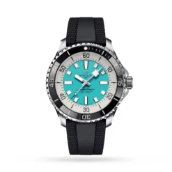 Replica Breitling Superocean Automatic 44 Stainless Steel Rubber Strap A17376211L2S1