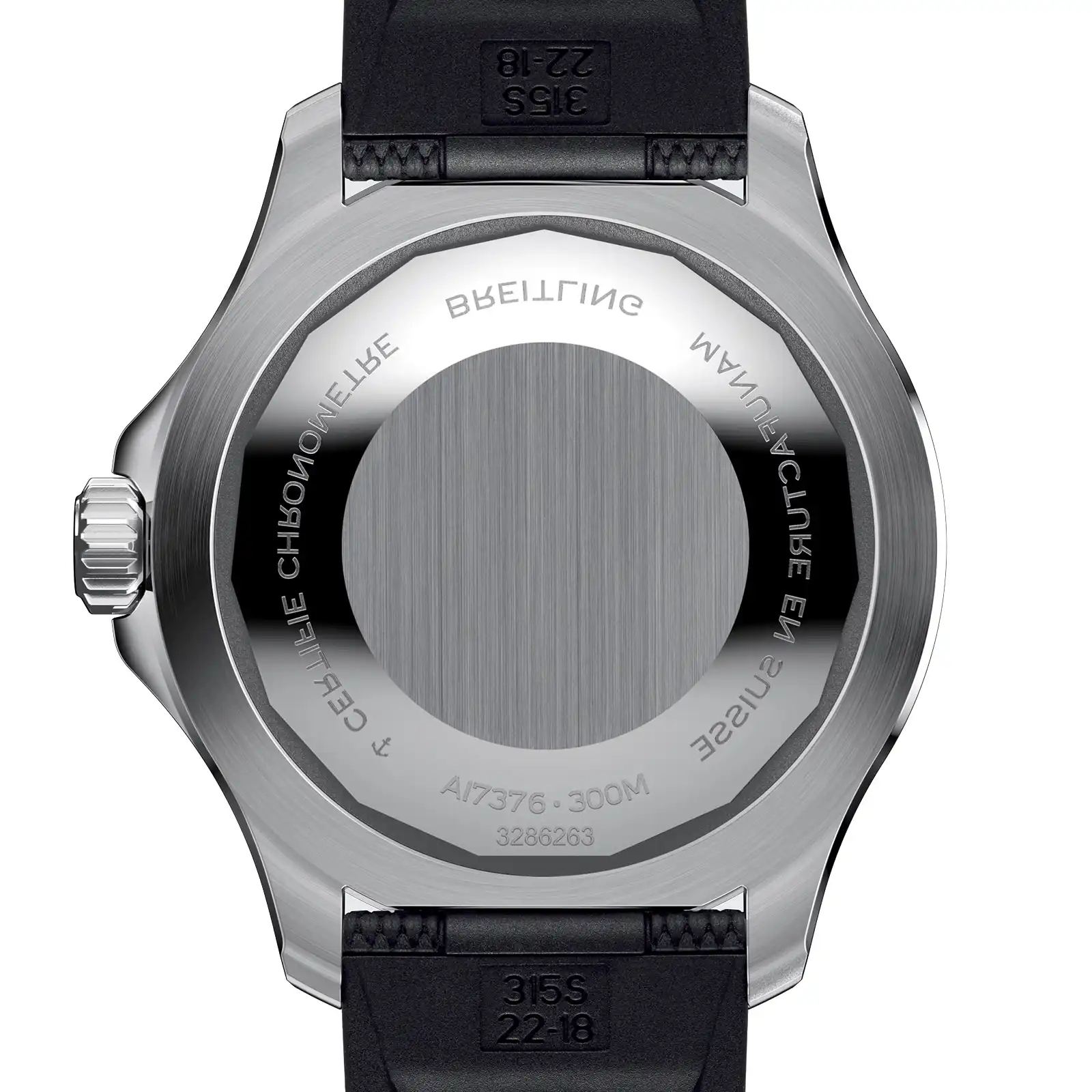 Replica Breitling Superocean Automatic 44 Stainless Steel Rubber Strap A17376211L2S1 - Image 2
