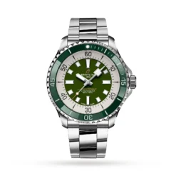 Replica Breitling Superocean Automatic 44 Stainless Steel – Green A17376A31L1A1