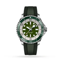 Replica Breitling Superocean Automatic 44 Stainless Steel Rubber Strap A17376A31L1S1