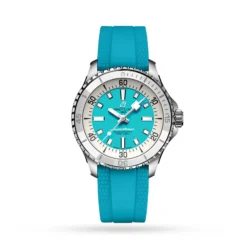 Replica Breitling Superocean Automatic 36 Stainless Steel Turquoise Rubber A17377211C1S1