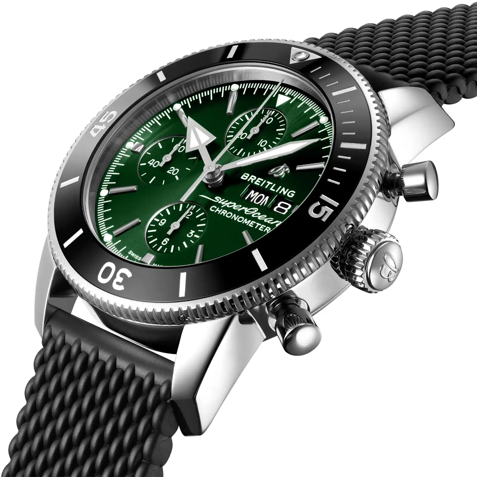 Replica Breitling Superocean Heritage Chronograph 44 Stainless Steel Rubber Strap A13313121L1S1 - Image 2