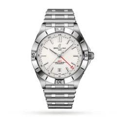 Replica Breitling Chronomat Automatic GMT 40 White Dial A32398101A1A1