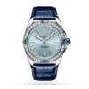 Replica Breitling Super Chronomat Automatic 38 Blue Leather Strap A17356531C1P1