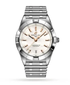 Replica Breitling Chronomat 32 Stainless Steel Mother of Pearl A77310101A4A1