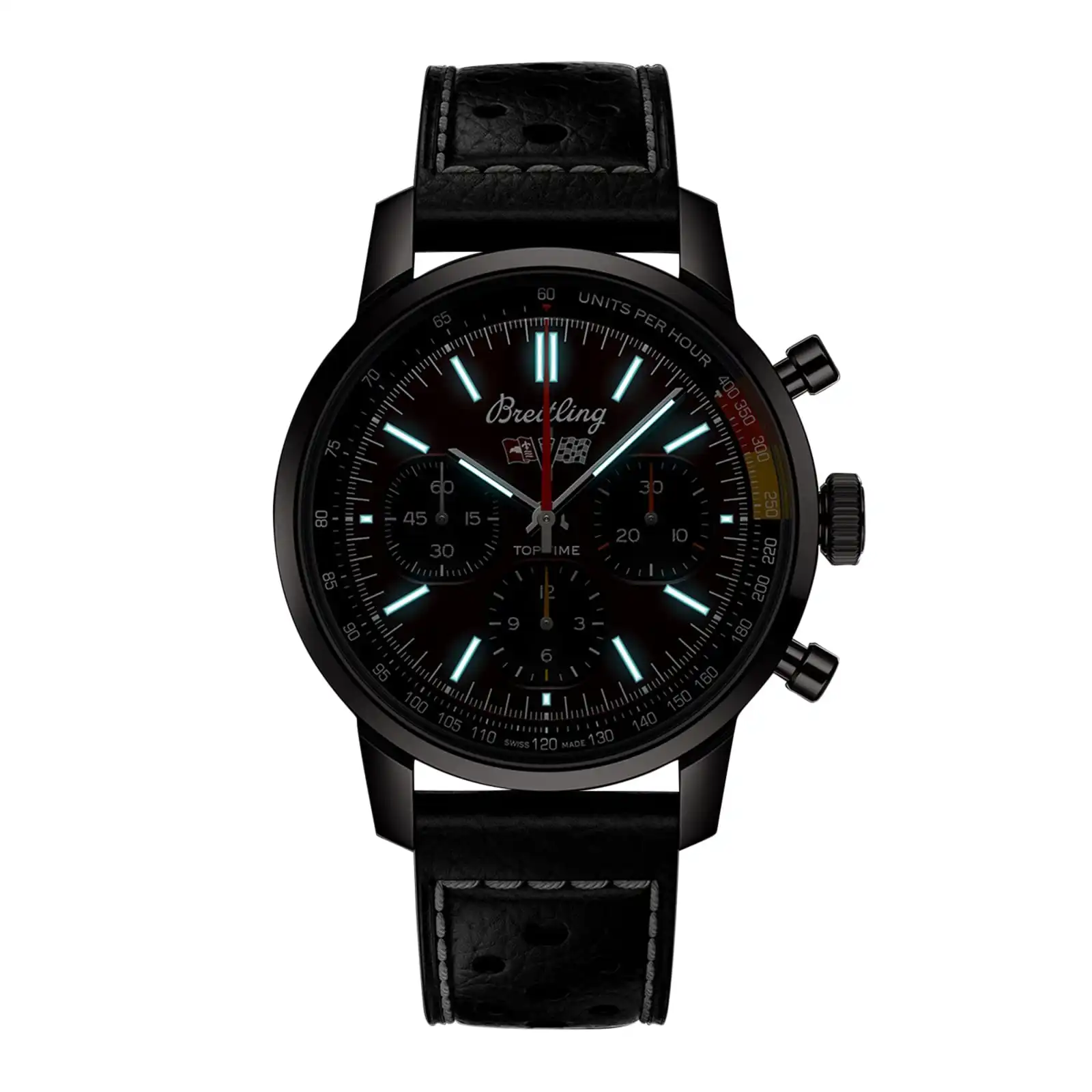 Replica Breitling Top Time B01 Classic Cars Chevrolet Corvette 41mm Mens AB01761A1K1X1 - Image 6