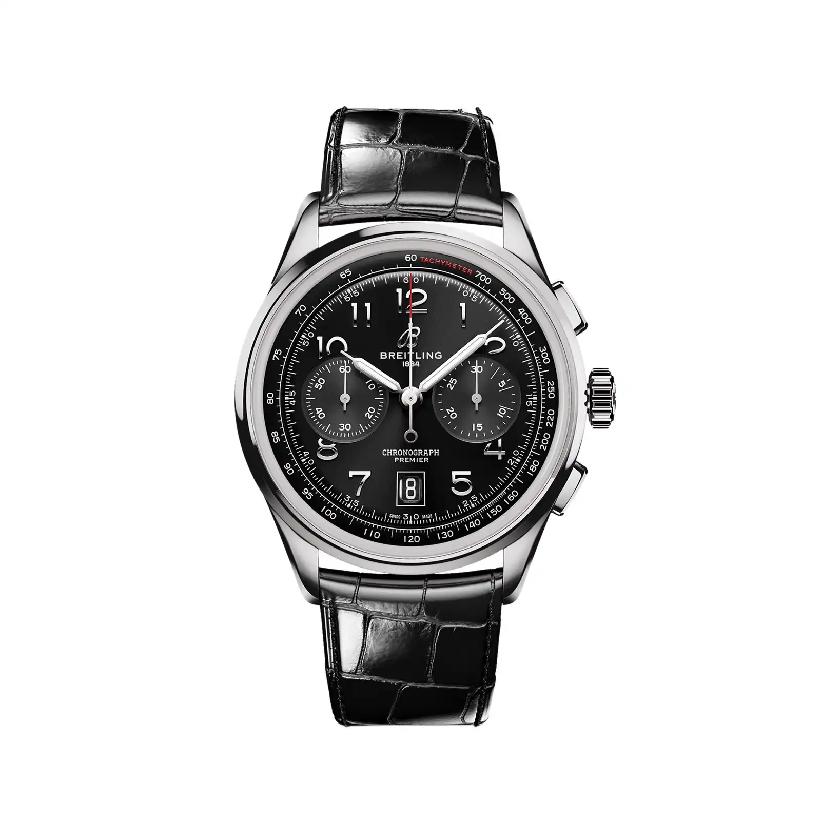 Replica Breitling Premier B01 Chronograph 42mm Mens Black AB0145221B1P1