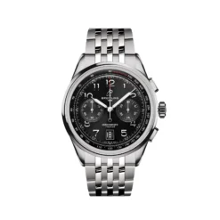 Replica Breitling Premier B01 Chronograph 42mm Mens Black Stainless Steel AB0145221B1A1
