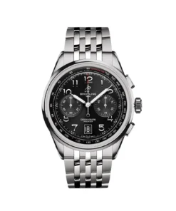 Replica Breitling Premier B01 Chronograph 42mm Mens Black Stainless Steel AB0145221B1A1
