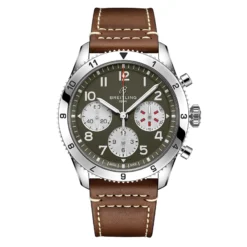 Replica Breitling Classic AVI Chronograph 42 Curtiss P-40 Warhawk Leather Strap A233802A1L1X1