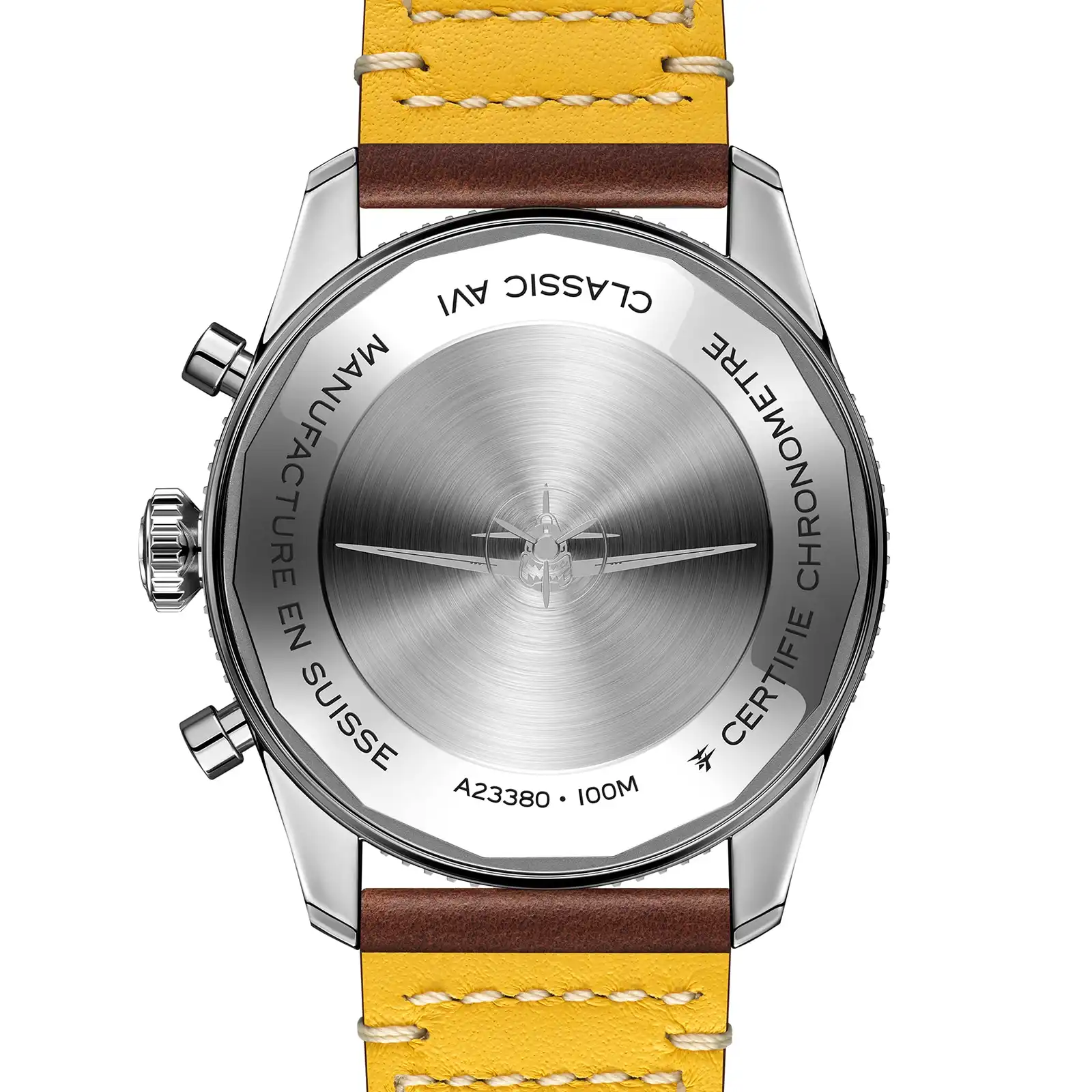 Replica Breitling Classic AVI Chronograph 42 Curtiss P-40 Warhawk Leather Strap A233802A1L1X1 - Image 2