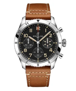 Replica Breitling Classic AVI Chronograph 42 P-51 Mustang Leather Strap A233803A1B1X1