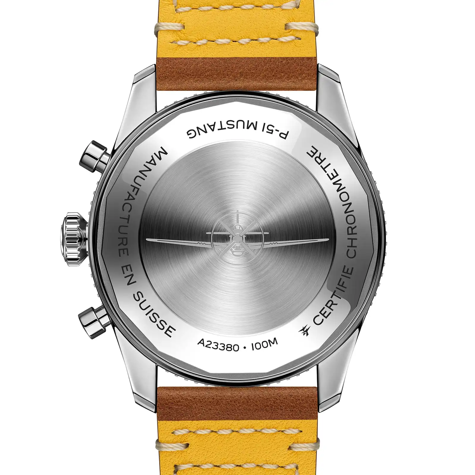 Replica Breitling Classic AVI Chronograph 42 P-51 Mustang Leather Strap A233803A1B1X1 - Image 2