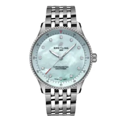 Replica Breitling Navitimer 32mm Ladies Blue Mother Of Pearl A77320171C1A1