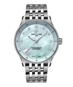 Replica Breitling Navitimer 32mm Ladies Blue Mother Of Pearl A77320171C1A1