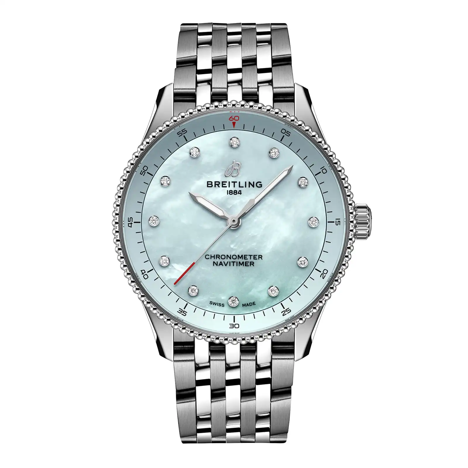 Replica Breitling Navitimer 32mm Ladies Blue Mother Of Pearl A77320171C1A1