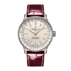 Replica Breitling Navitimer 36mm Ladies Silver Leather A17327211G1P1