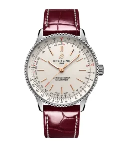 Replica Breitling Navitimer 36mm Ladies Silver Leather A17327211G1P1