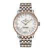 Replica Breitling Navitimer 36mm Ladies White Mother Of Pearl Stainless Steel And 18k Red Gold U17327211A1U1