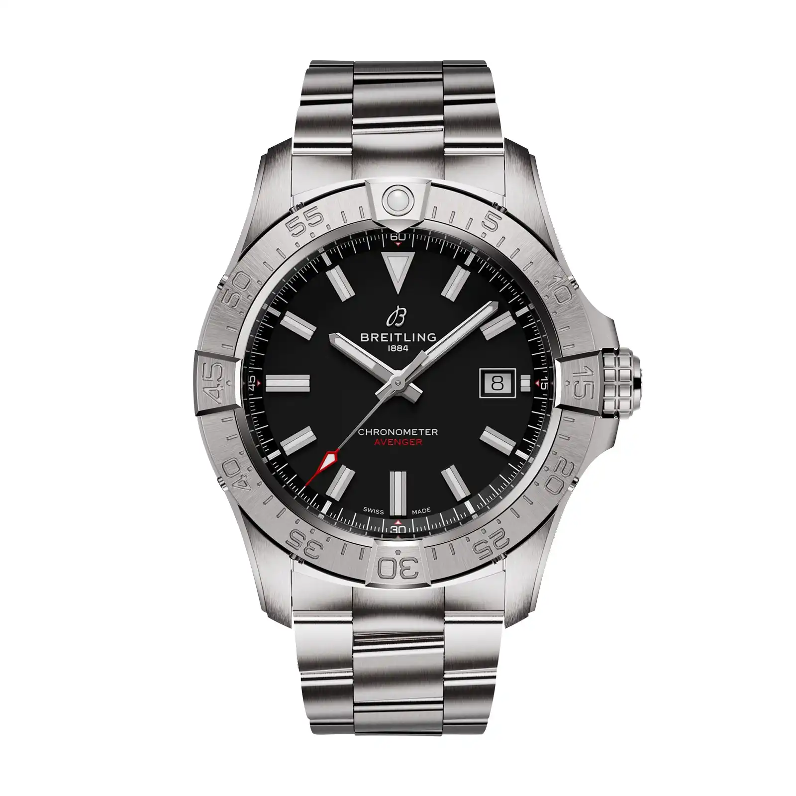 Replica Breitling Avenger Automatic 42mm Mens Black Stainless Steel A17328101B1A1