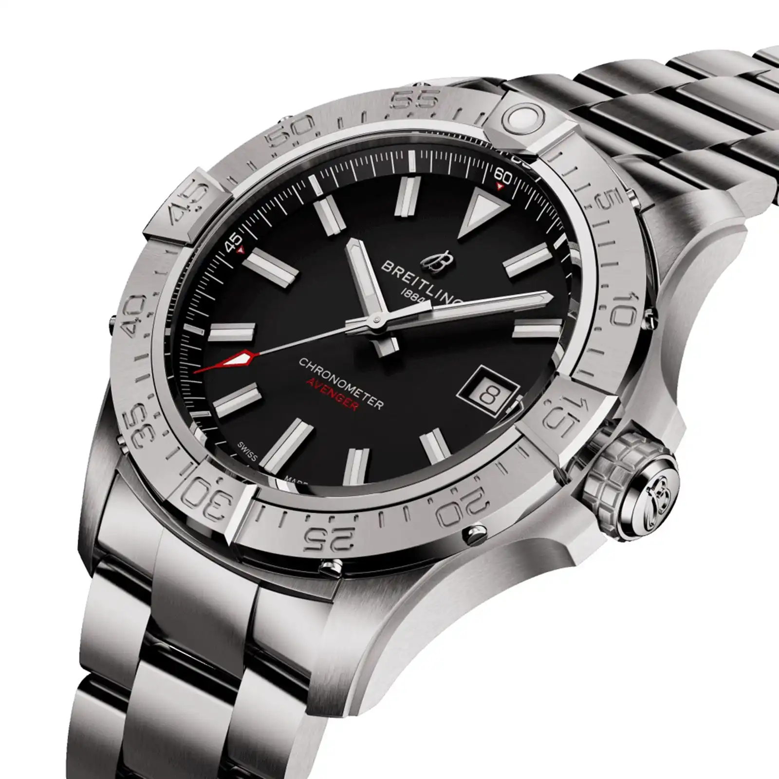 Replica Breitling Avenger Automatic 42mm Mens Black Stainless Steel A17328101B1A1 - Image 3