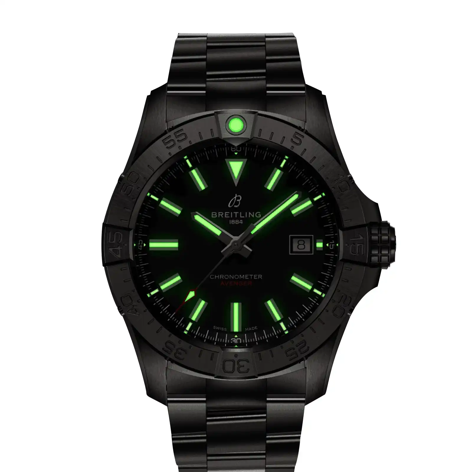 Replica Breitling Avenger Automatic 42mm Mens Black Stainless Steel A17328101B1A1 - Image 7