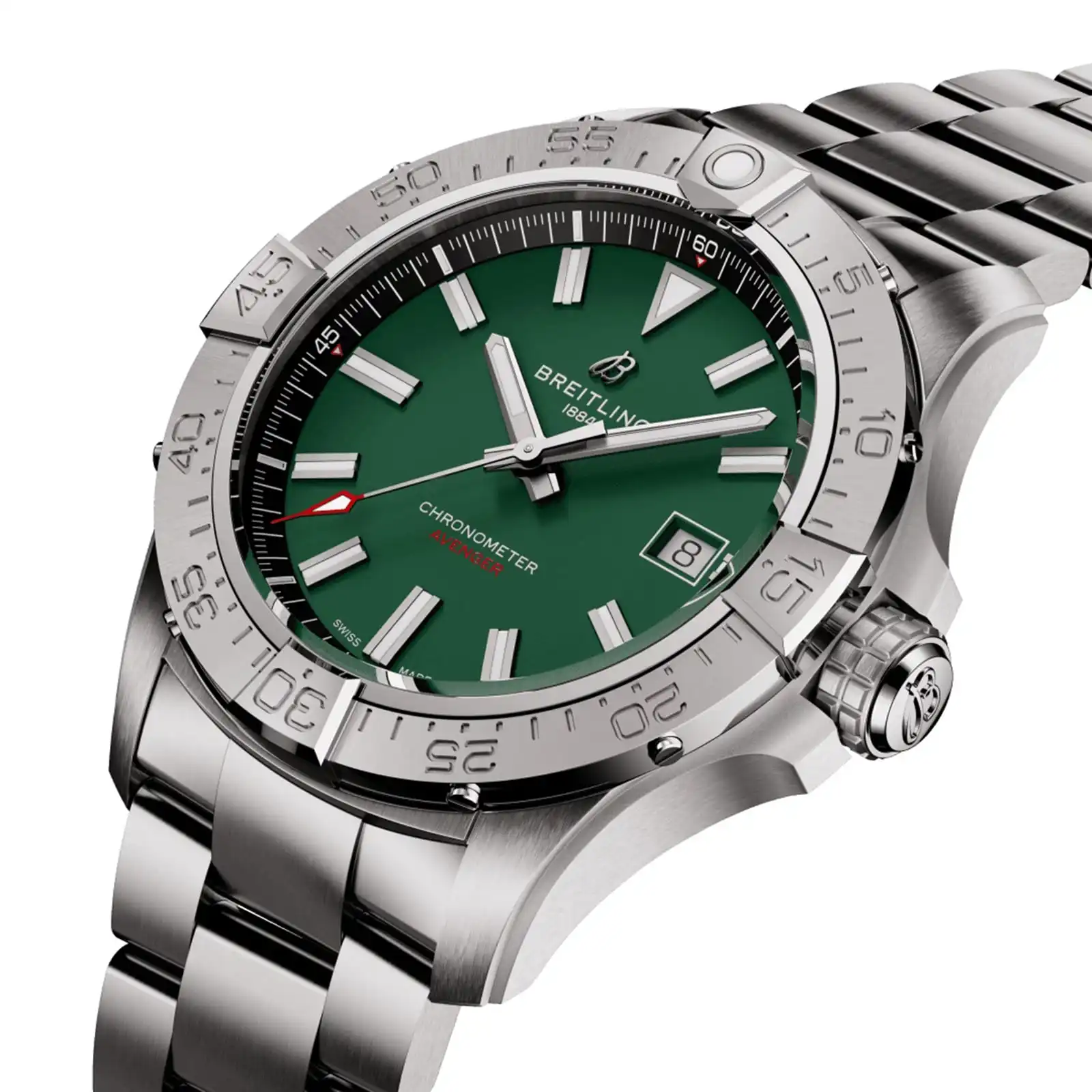 Replica Breitling Avenger Automatic 42mm Mens Green Stainless Steel A17328101L1A1 - Image 3