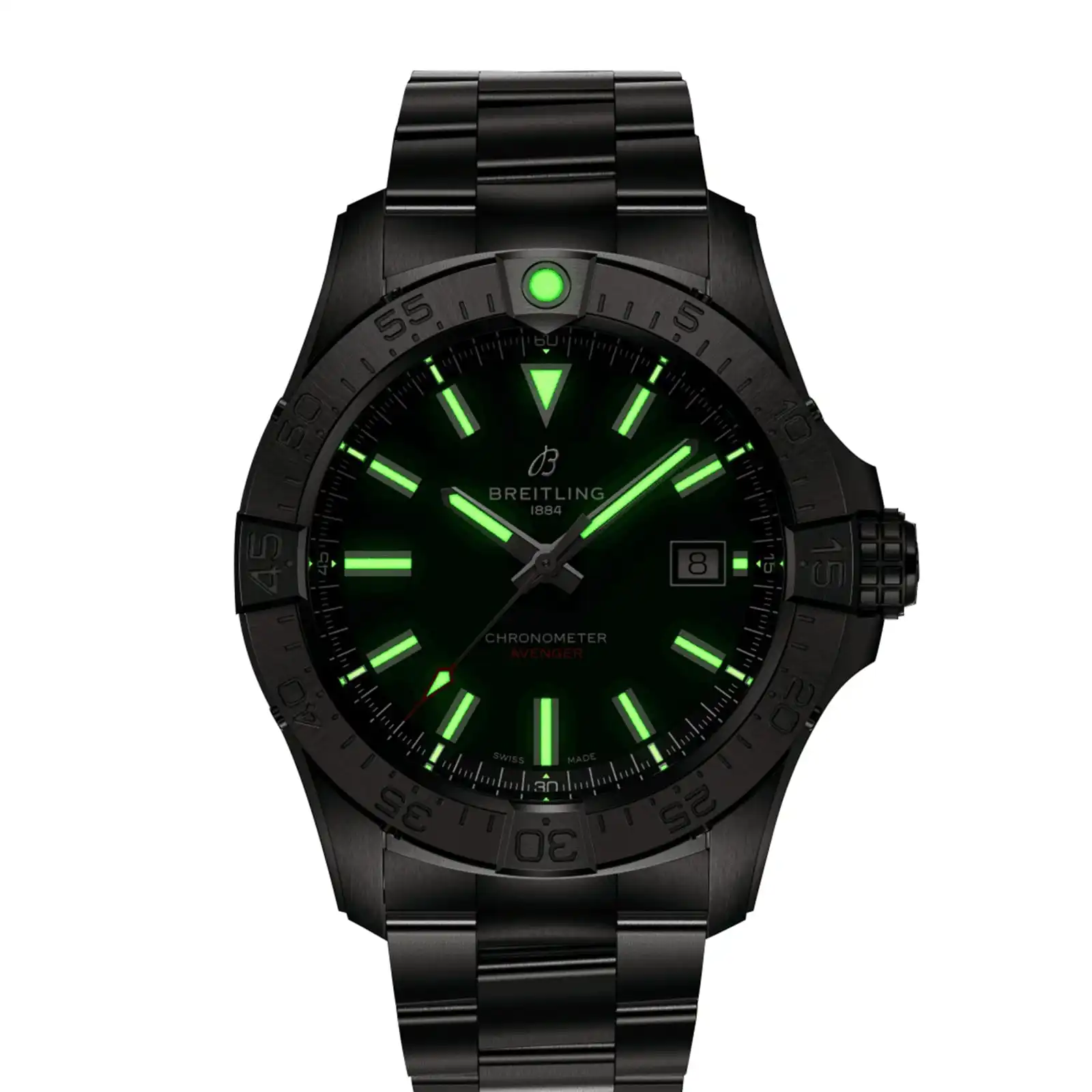 Replica Breitling Avenger Automatic 42mm Mens Green Stainless Steel A17328101L1A1 - Image 7